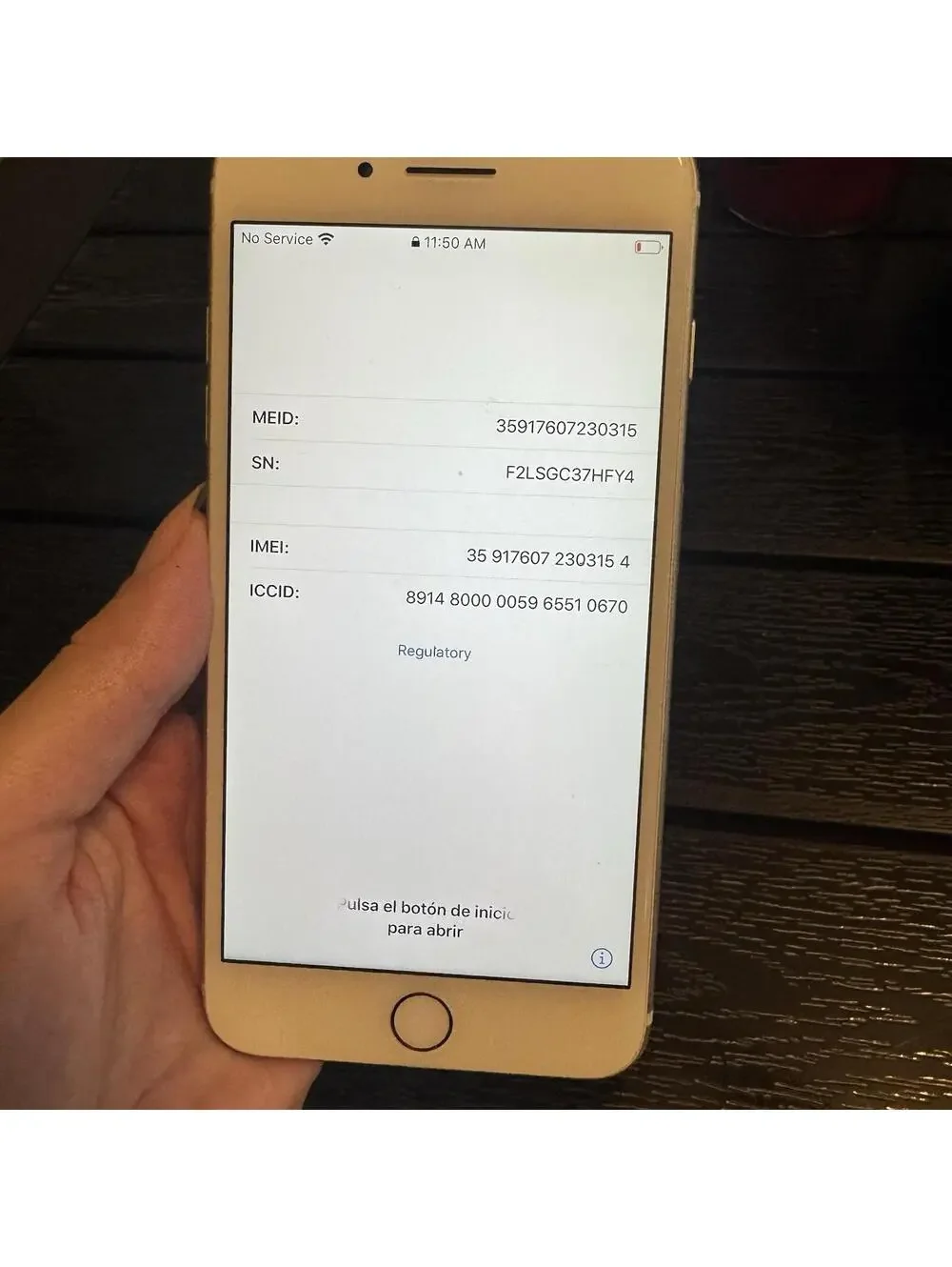Apple iPhone 7 Plus (A1661) 256GB - Gold (Unlocked) Smartphone